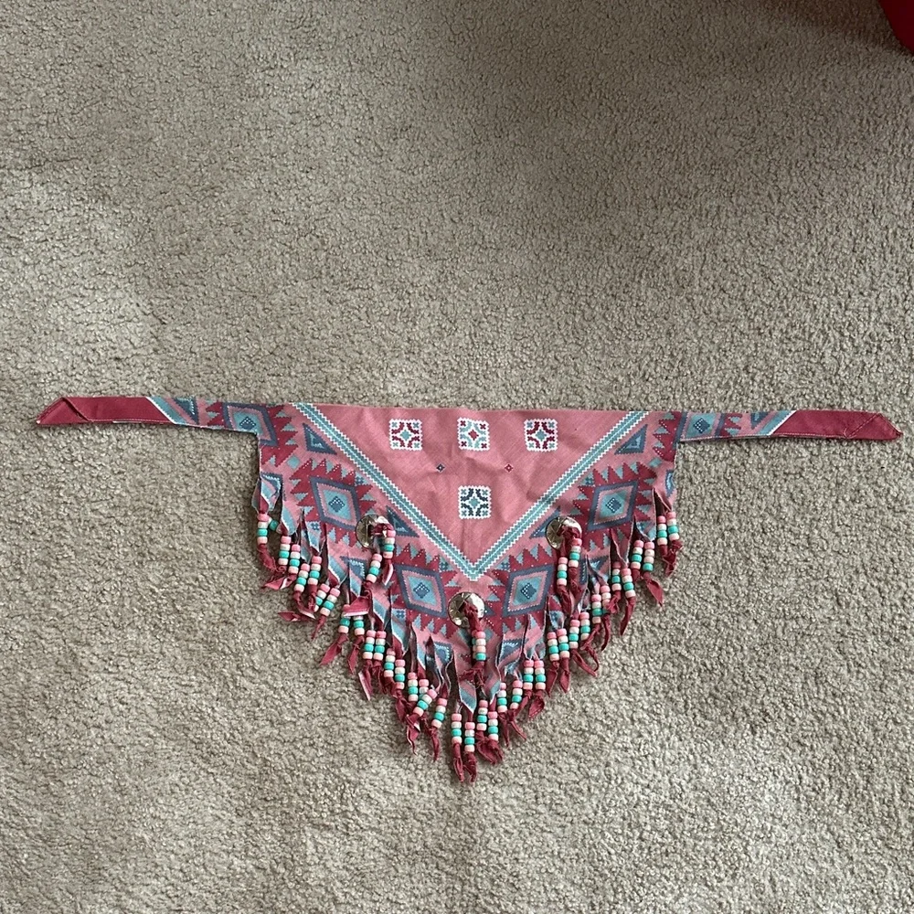 Southwestern Beaded Scarf - Picture 5 of 7